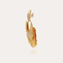 Boucles d'oreilles Luna Wave raphia