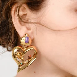 Boucles d'oreilles Odalys - Améthyste