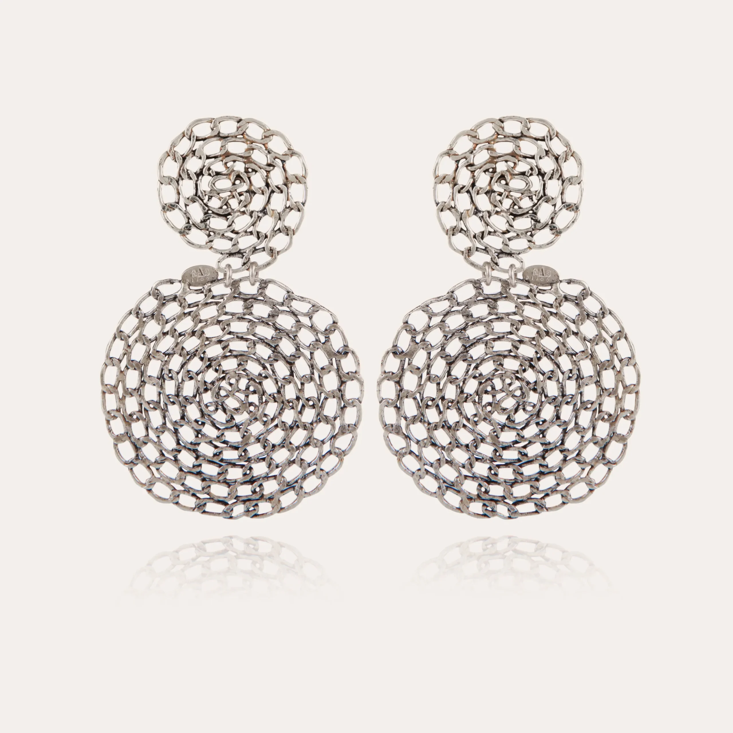 Boucles d'oreilles Onde Gourmette