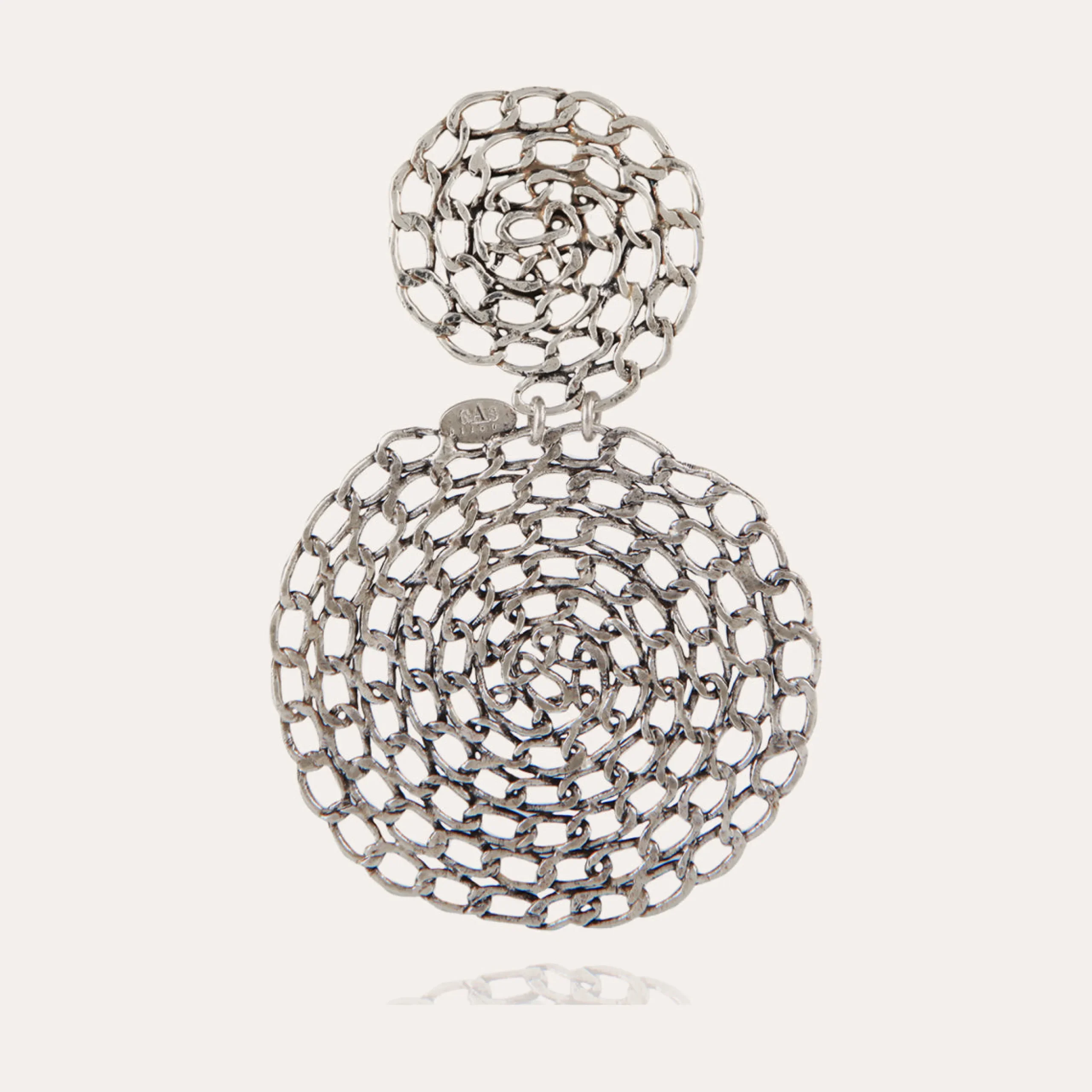 Boucles d'oreilles Onde Gourmette