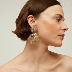 Boucles d'oreilles Onde Gourmette