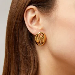 Boucles d'oreilles puces Cophea mini - Perles nacrées