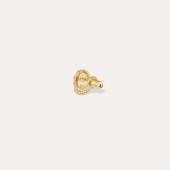 Boucles d'oreilles puces Scaramouche émail