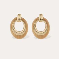 Boucles d'oreilles Selva - Bois