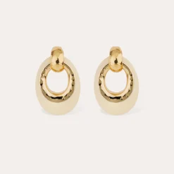 Boucles d'oreilles Selva petit modèle acétate - Ivoire