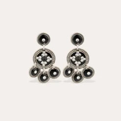 Boucles d'oreilles Sequin deux rangs