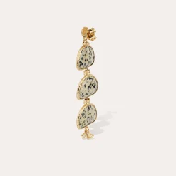 Boucles d'oreilles Silenza - Jaspe Dalmatien