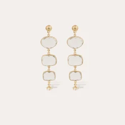 Boucles d'oreilles Silène - Cristal