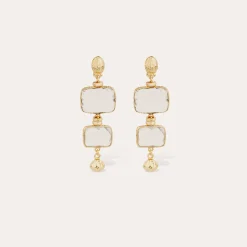 Boucles d'oreilles Silène petit modèle - Cristal