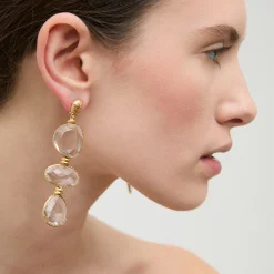 Boucles d'oreilles Sireine - Cristal