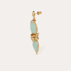 Boucles d'oreilles Sirena - Amazonite