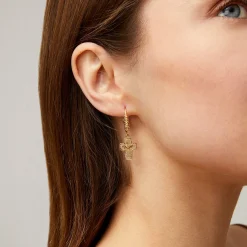 Boucles d'oreilles Tao Croix Yuca