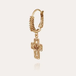 Boucles d'oreilles Tao Croix Yuca
