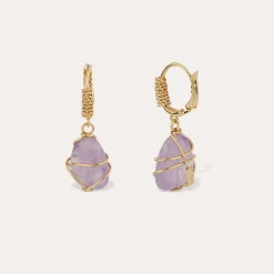 Boucles d'oreilles Tao Rainbow - Améthyste