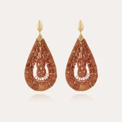 Boucles d'oreilles Tojo grand modèles - Osier