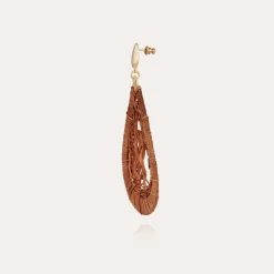 Boucles d'oreilles Tojo grand modèles - Osier