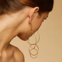 Boucles d'oreilles Torsade Multi