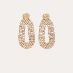 Boucles d'oreilles Trevise strass