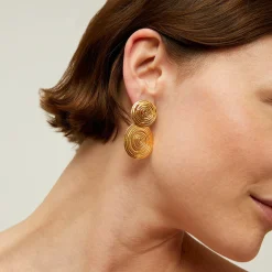 Boucles d'oreilles Wave petit modèle