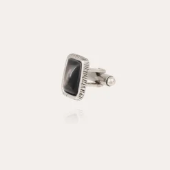 Boutons de manchette Totems - Nacre grise