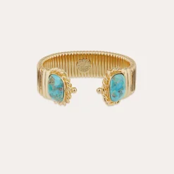 Bracelet Amarante double - Turquoise
