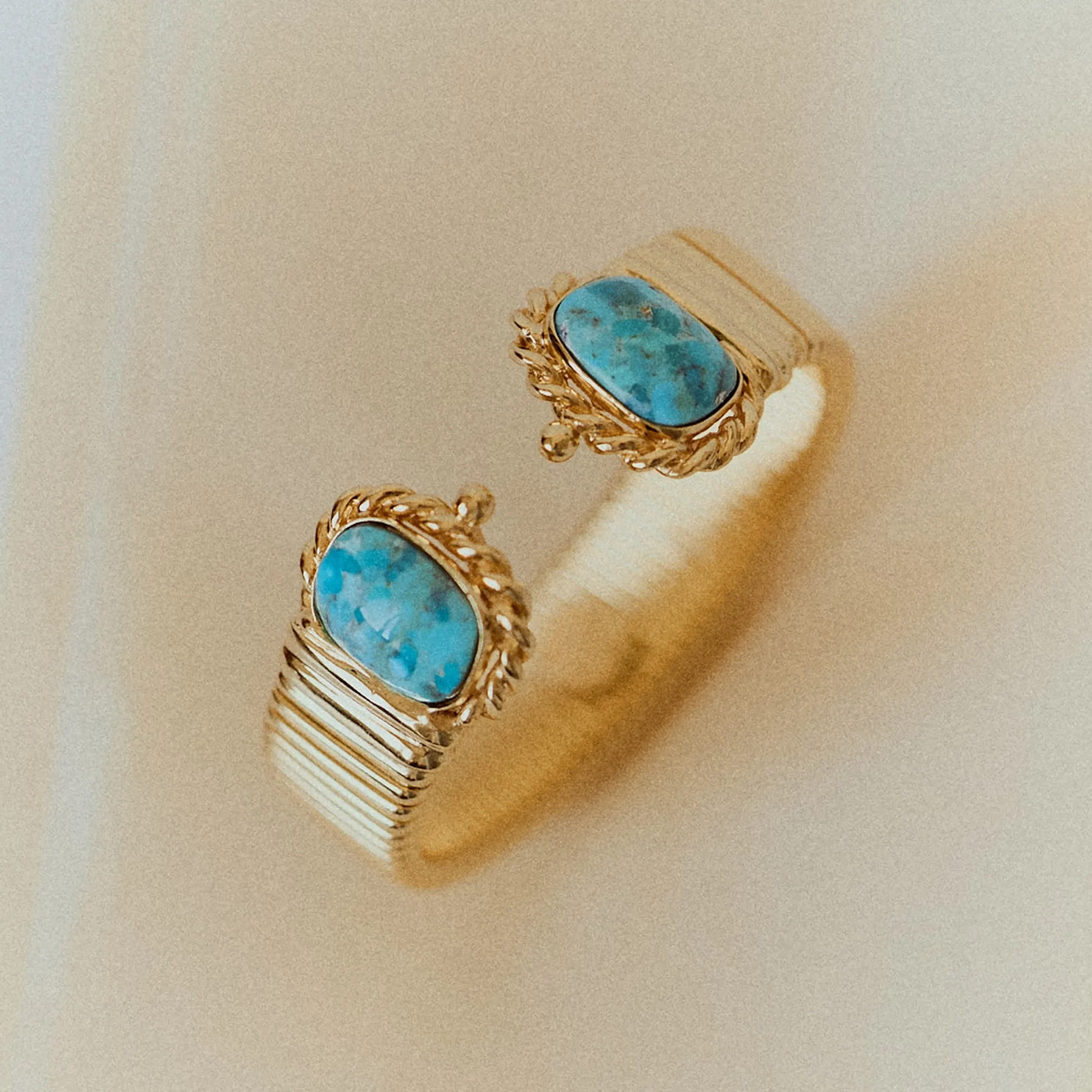 Bracelet Amarante double - Turquoise
