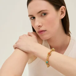Bracelet Amarante multi - Cornaline & Rhodonite