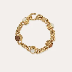 Bracelet Amarante multi - Nacre blanche et bois