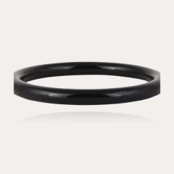 Bracelet Caftan acétate - Noir