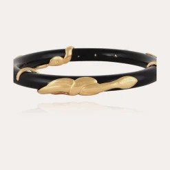 Bracelet Cobra jonc acétate - Noir