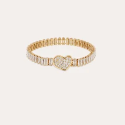 Bracelet Coeur Paillette