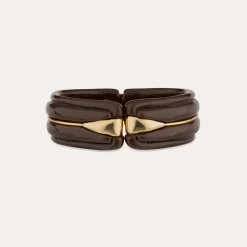 Bracelet Ecume acetate - Marron