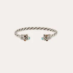 Bracelet jonc Amarante torsade - OEil de Tigre