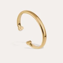 Bracelet jonc Antigone - Nacre blanche