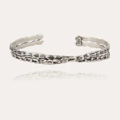 Bracelet jonc Liane croisé grand modèle