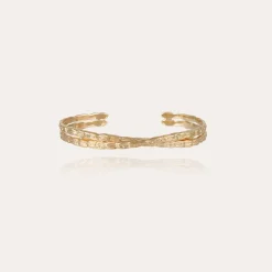 Bracelet jonc Liane croisé mini