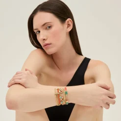 Bracelet Jonc Torsade grand modèle