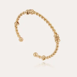 Bracelet jonc Torsade large