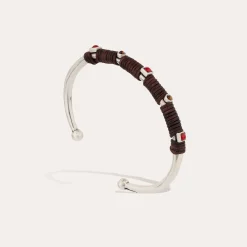 Bracelet Lino cuir - Oeil de Tigre
