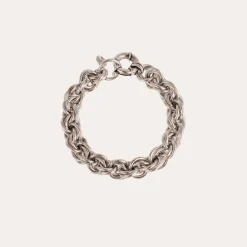 Bracelet Maille rond entrecroisé grand modèle