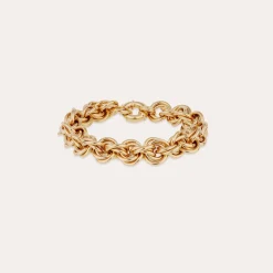 Bracelet Maille rond entrecroisé grand modèle