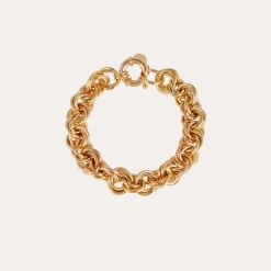 Bracelet Maille rond entrecroisé grand modèle