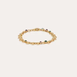 Bracelet Mistral - Malachite, Amazonite & Améthyste