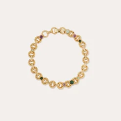 Bracelet Mistral - Malachite, Amazonite & Améthyste
