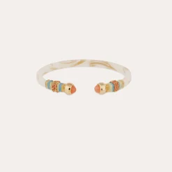 Bracelet Sari acétate - Ivoire