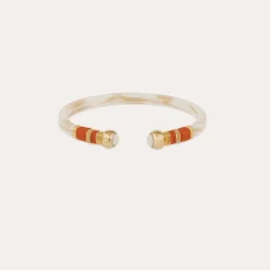 Bracelet Sari acétate - Ivoire