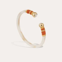 Bracelet Sari acétate - Ivoire