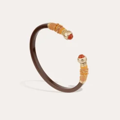 Bracelet Sari acétate - Marron