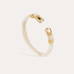 Bracelet Sarina acétate - Ivoire
