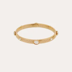 Bracelet Stradi petit modèle - Nacre Blanche